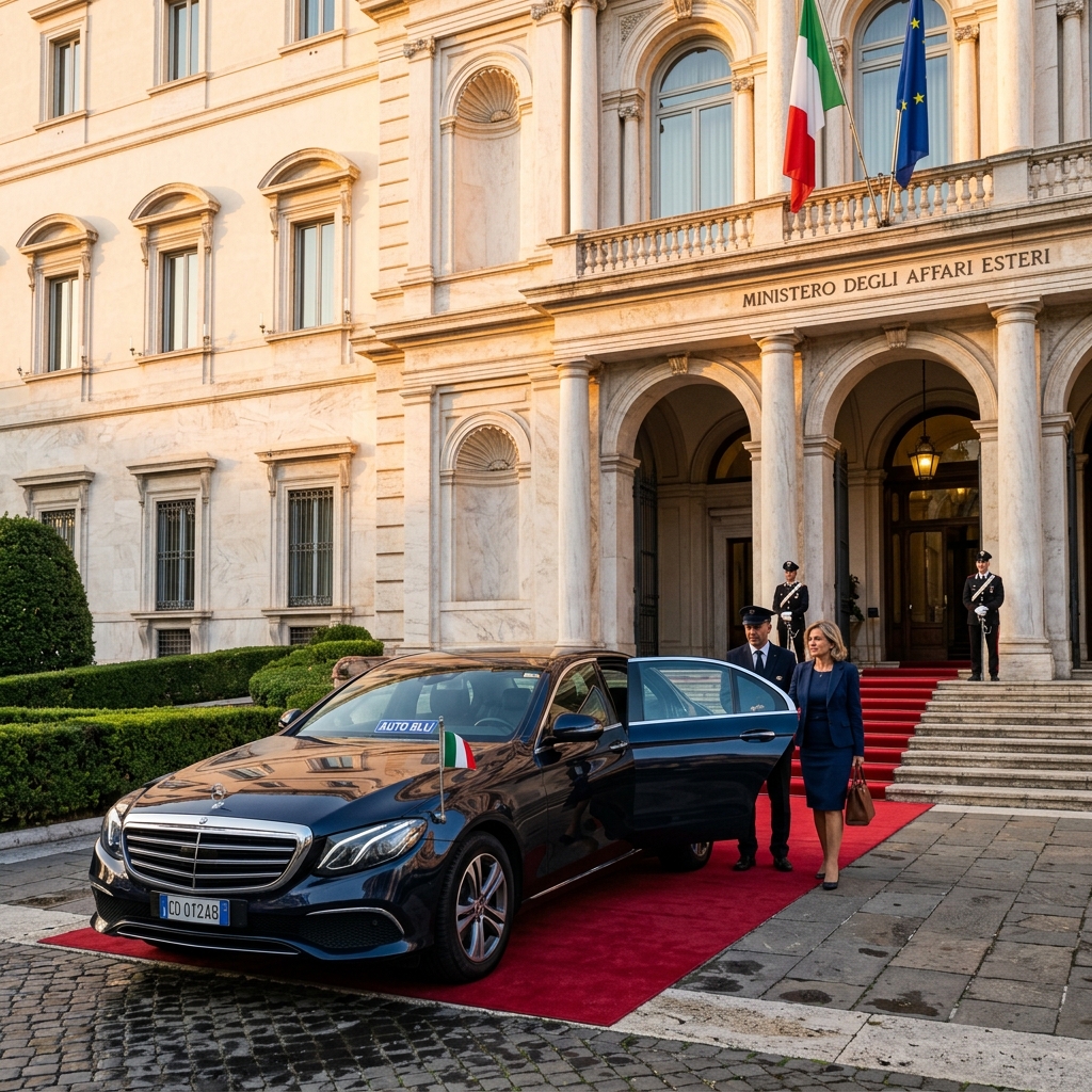 Auto blu NCC di rappresentanza a Bologna